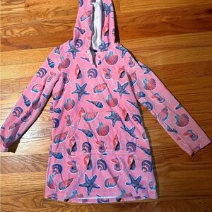 Pink Seashell Kids Swim Cover-Up